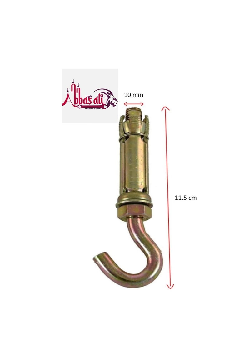ABBASALI High Strength Metal Sleeve Shield Closed Hook Eye Hook - Image 2