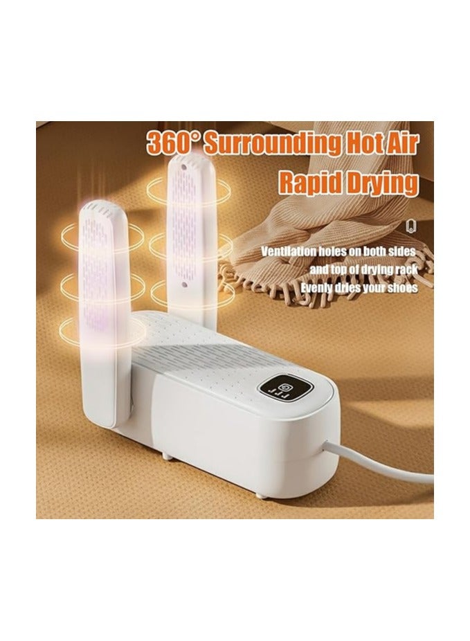 عام **مجفف الأحذية، مجفف الأحذية الرياضية، مجفف محمول مع 3 إعدادات للحرارة، تقنية تجفيف سريع 360° لمجفف القفازات، مجفف أحذية العمل بالإغلاق التلقائي، للمنزل والسفر.** - Image 2