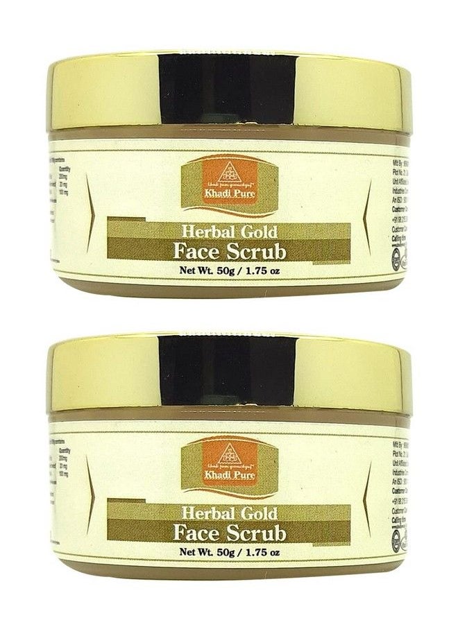 Khadi Pure Gramodyog - Khadi Pure Herbal Gold Face Scrub 50 Ml (Pack Of 2) - Image 1