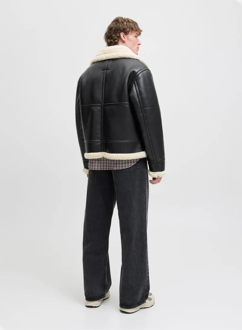JACK & JONES Aviator Zip Through Jacket