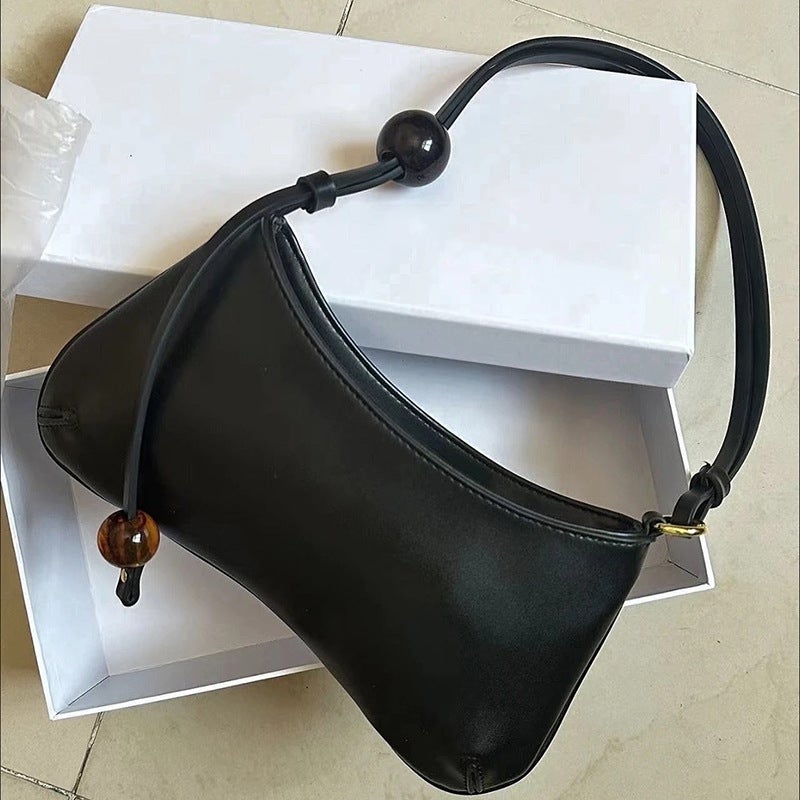 Ja-Style Niche Design Underarm Bag With Beaded Adjustable Baguette Strap, Versatile Women'S Shoulder And Crossbody Bag, Portable - Image 5