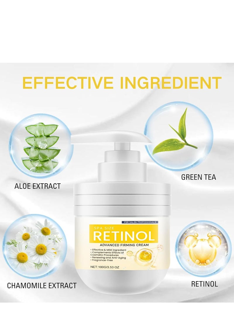  اوساورا لوشن الريتينول للبشرة الجافة، كريم شد وترطيب للجسم، مرطب ريتينول متقدم للبقع العمرية، لوشن البابونج المشرق للوجه واليدين والجسم، 100 غرام - Image 4