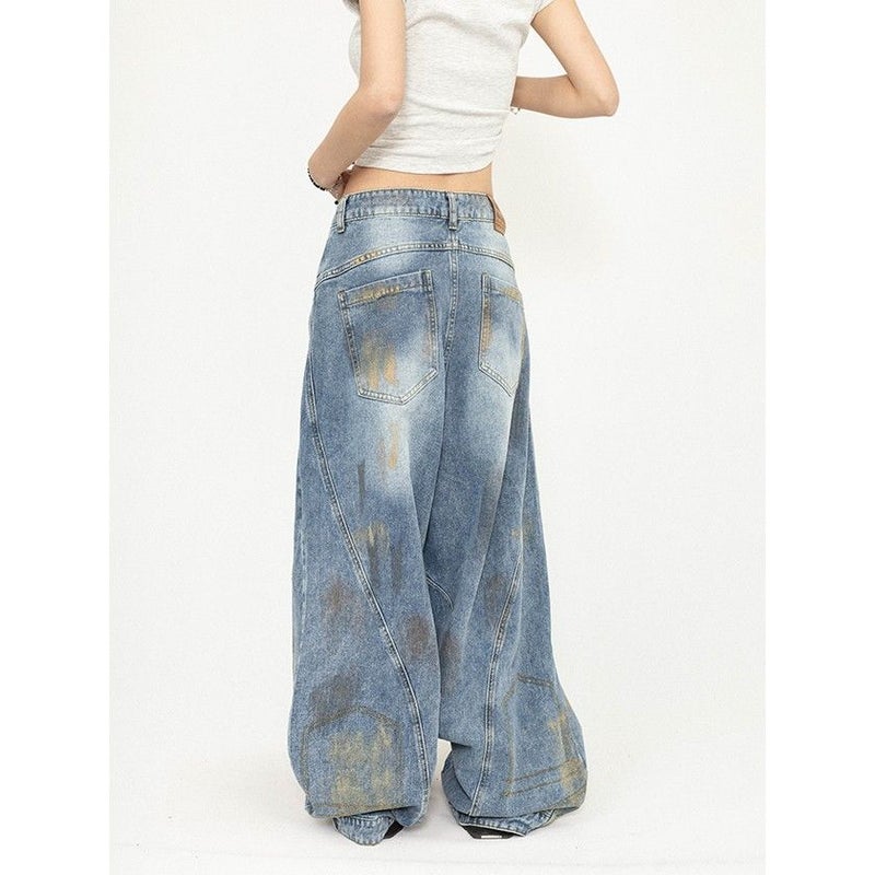 Vintage Classic European-American Design Daily Commute Jeans  Size_S - Image 4