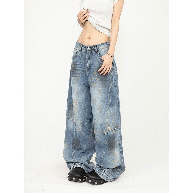 Vintage Classic European-American Design Daily Commute Jeans  Size_S - Image 3