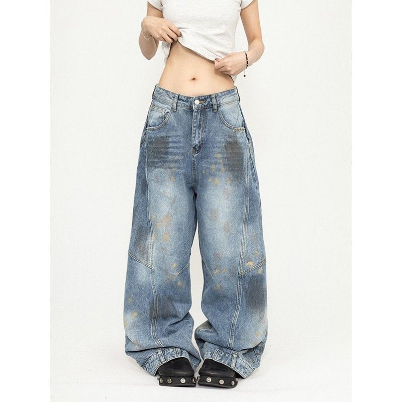 Vintage Classic European-American Design Daily Commute Jeans  Size_S - Image 2