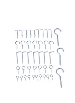 LAWAZIM 67-Piece Screws Eye & Screws Hook Kit  - Image 3