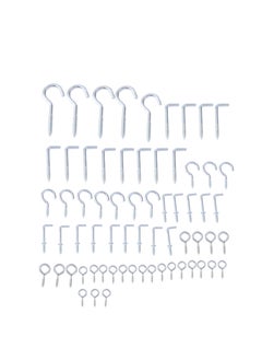 LAWAZIM 67-Piece Screws Eye & Screws Hook Kit  - Image 2
