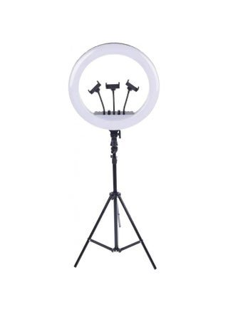 MF-36  Model Ring Light with Large Aperture and AR Light with Multiple Modes - 360° Rotation - Holds Three Phones - White and Yellow Lighting - pzsku/Z20396428B6AED92F04B3Z/45/1749996642/88895107-85c4-4e16-9464-f0f6fdae094c