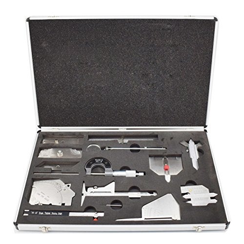 BWP Welding Gauge Tool Kit Welding Measure Gauge Test Ulnar Welder Inspection 15pcs in One Box - Image 1