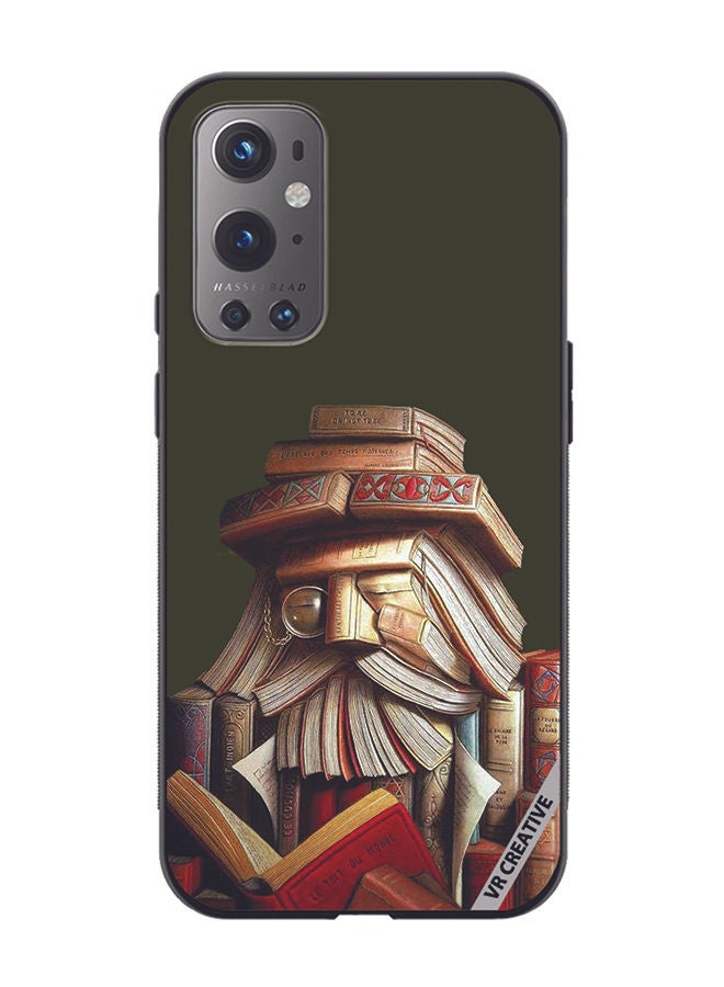 VR CREATIVE Protective Case Cover For OnePlus 9 Pro Books Design Multicolour - Image 1