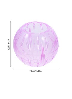 POPETPOP Hamster Exercise Ball, 4 Inch Hamster Running Ball Transparent Plastic Hamster Ball Wheel Guinea Pig Sports Ball For Dwarf Hamsters Small Pets Supply Pink  - Image 4