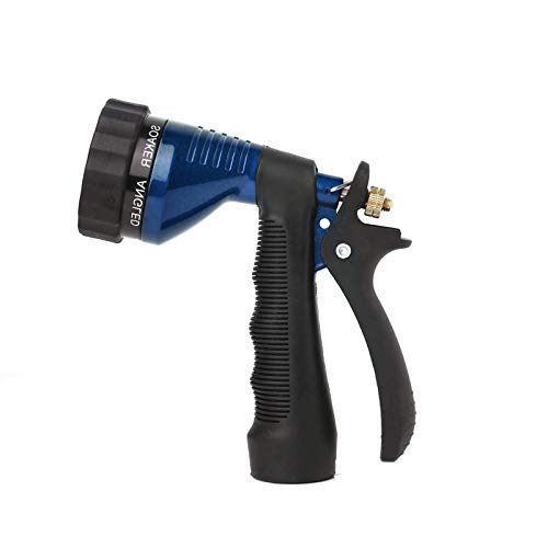 GREEN MOUNT Water Hose Nozzle Spray Nozzle, Metal Garden Hose Nozzle with Adjustable Spray Patterns - Image 1