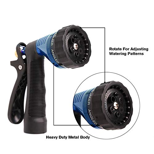 GREEN MOUNT Water Hose Nozzle Spray Nozzle, Metal Garden Hose Nozzle with Adjustable Spray Patterns - Image 4