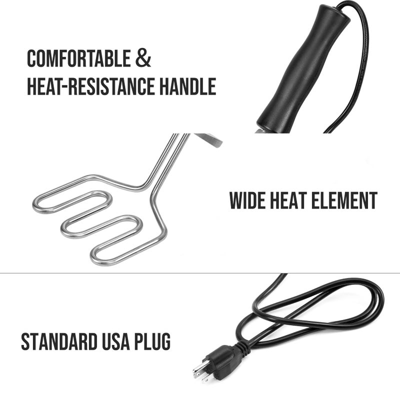 Skyflame Electric Charcoal Starter 600W – BBQ Grill Lighter for Outdoor Grill, Smoker and Fireplace, Fire Starter Tool Quickly & Easily Ignite Coals Briquettes - Image 3