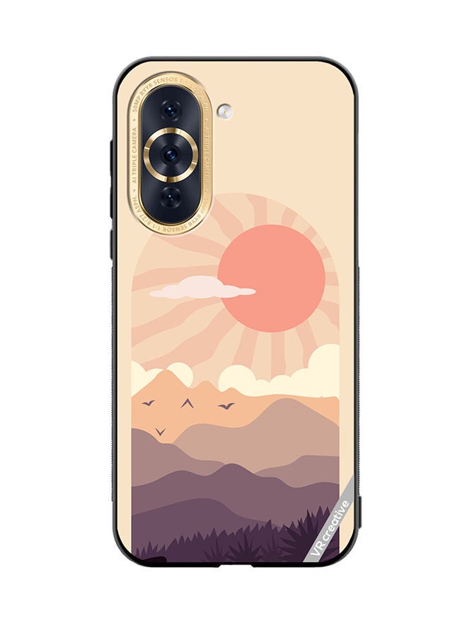 VR CREATIVE Protective Case Cover For Huawei Nova 10 Abstract Landscape Design Multicolour - Image 1