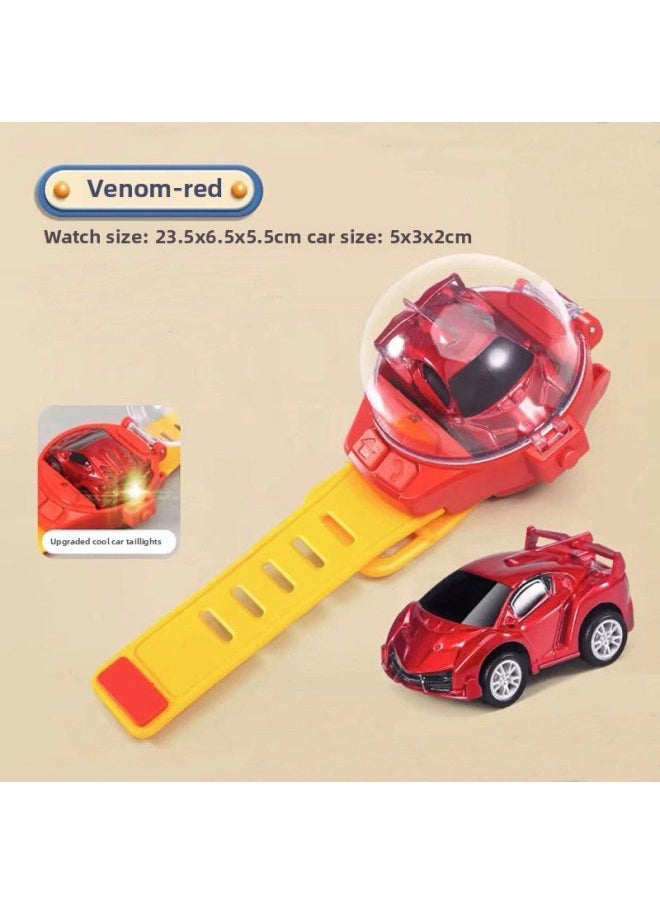 Generic Remote Control Car Toy High-speed Drift Stunt Features For Kids Aged 8-Color:Alloy Rambo Paint Red (English Packaging)  - Image 1