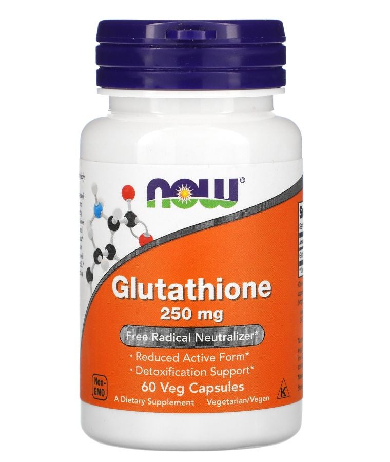 now Glutathione 250 mg 60 Veg Capsules