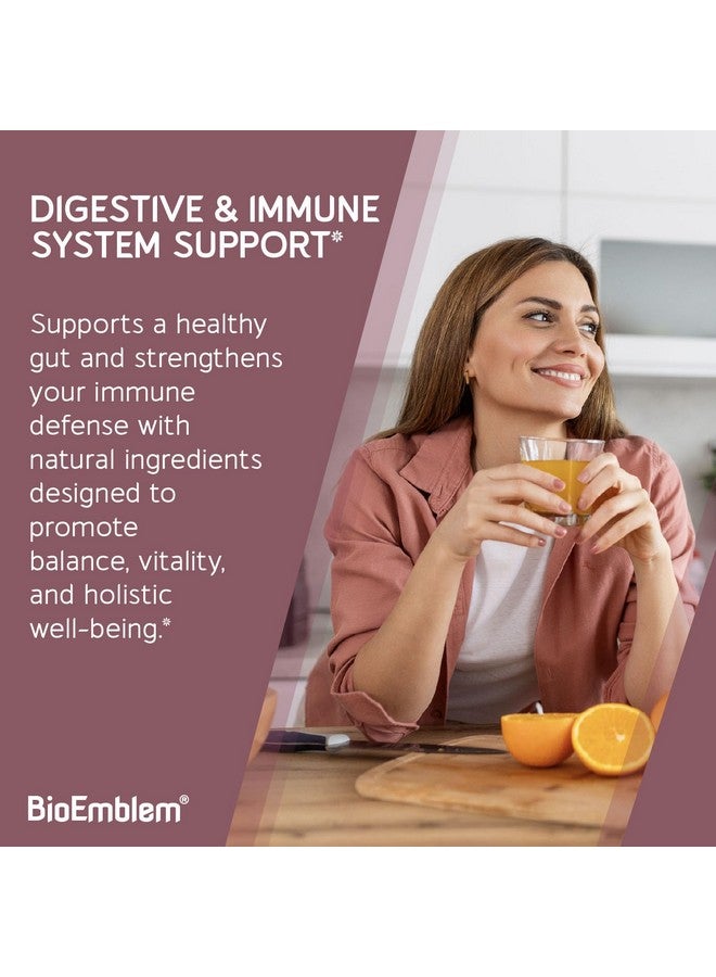 BioEmblem Probiotics for Women & Men - 55 Billion CFU | 11 Strains with Prebiotics & Postbiotics | Jerusalem Artichoke & Inulin | Digestive & Immune Support, Nutrient Absorption | Non-GMO,45 Capsules - Image 3