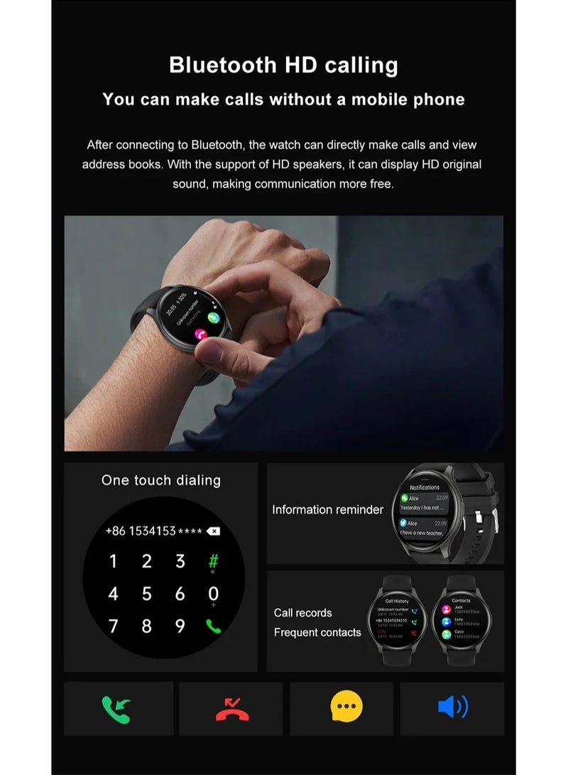 ZW60 Smart Watch With 1.43 Inch AMOLED HD Screen Bluetooth Calling IP68 Waterproof Design And Fitness Tracker For Men And Women - Image 5