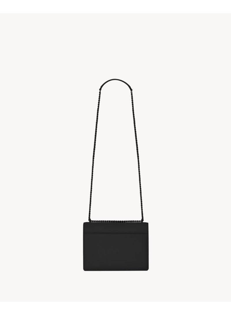 YSL Classic Style Smooth Leather Flap Bag – Luxury Chain Shoulder Crossbody Handbag for Women – Elegant Magnetic Closure Daily Office & Travel Bag - Image 3