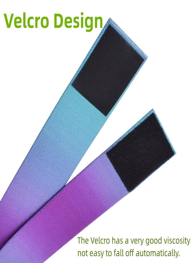 Saipomor SteelSeries Arctis Pro & 7 Compatible Headband Replacement - Elasticity Fabric Head Band (Purple & Blue) - Image 2