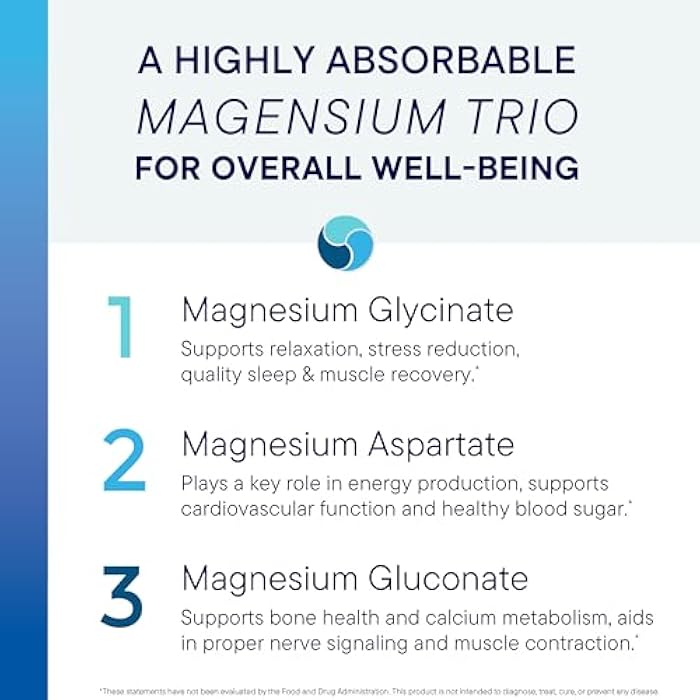 Biotics Research Mg-Zyme™ Triple Magnesium Complex 100 mg- Magnesium Glycinate, Gluconate, Aspartate Chelated Supplement, High Absorption, Support Sleep, Energy, Cardiovascular Health–100 Capsules - Image 3
