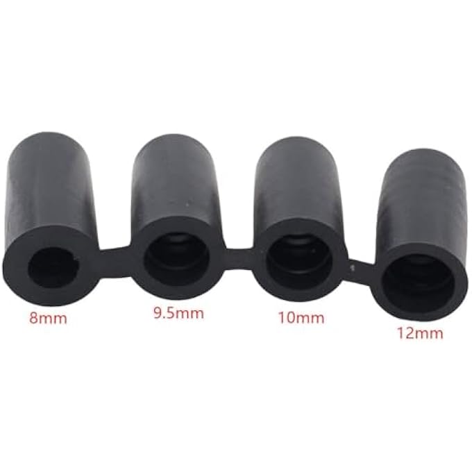 rayihni THE WHITE SHOP 1 SET Universal Manual Transmission Shift Knob Shifter Adapter M12125 with 8mm 95mm 10mm 12mm Adaptor - Image 4