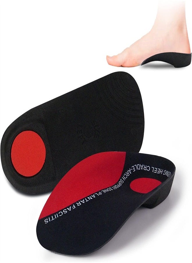 Arabest Flat Foot Correction With Half Arch Support Pad  Plantar Fasciitis Pain Eversion Correction Insole  - Image 1