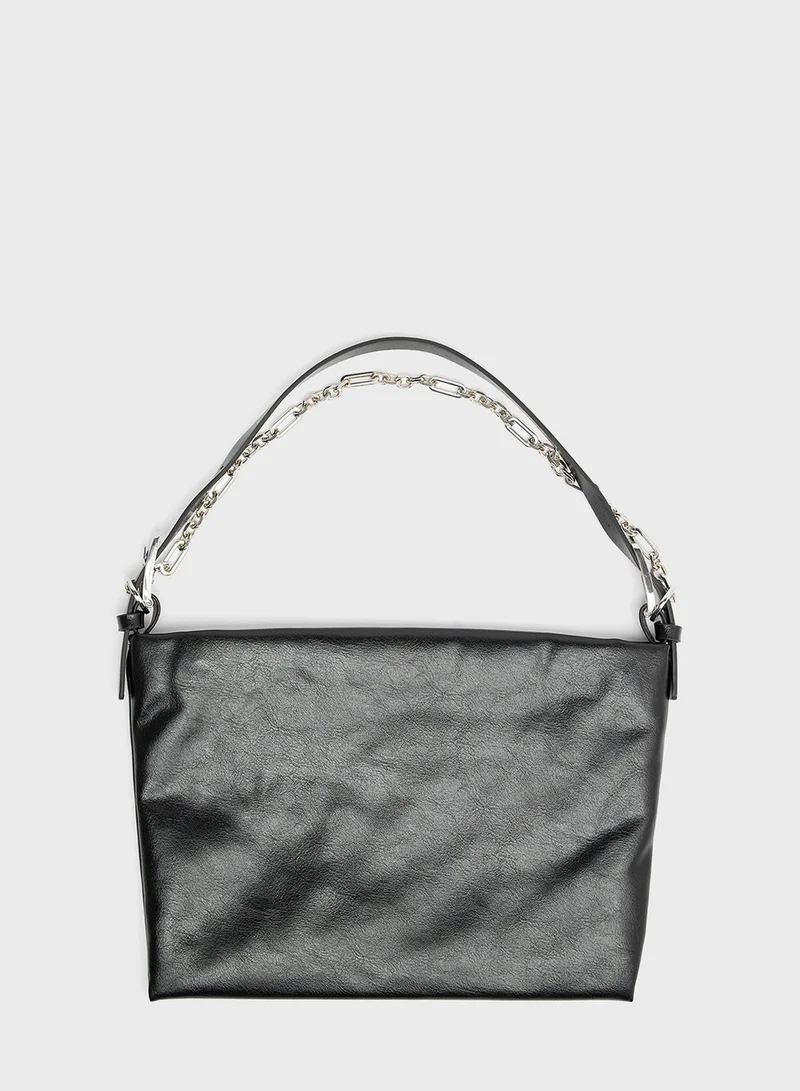 MANGO Faux Leather Handbag