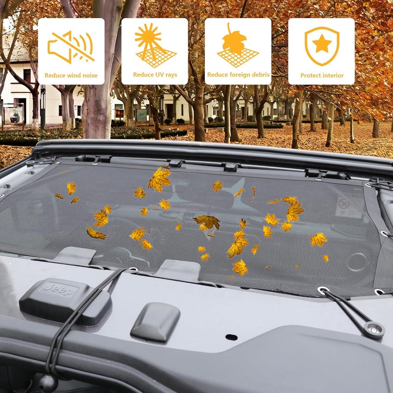 RERPRO Sunshade for 2024-2025 Jeep Wrangler JL - Image 4