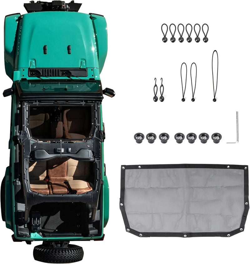 RERPRO Sunshade for 2024-2025 Jeep Wrangler JL - Image 1