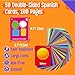 SpriteGru Color Shape Flashcards 50 DoubleSided Cards 30 Colors 20 Shapes Colorful Cards Educational Learning Tools for Preschool and Toddlers 3 Reclosable Rings Attached - Image 4