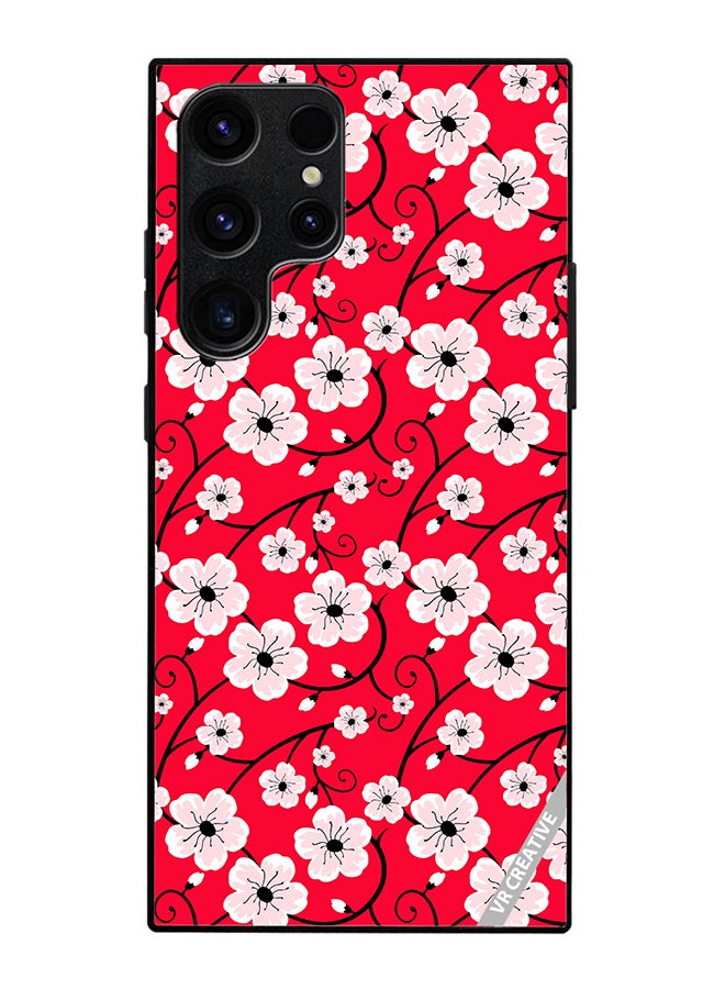 Protective Case Cover For Samsung Galaxy S25 Ultra Flower Design Multicolour