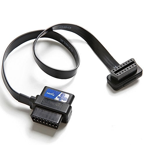 bbfly-A9 OBD II OBD2 16 Pin Splitter Extension 1x Male and 2X Female Extension Cable Adapter (2FT/60CM) - Image 1