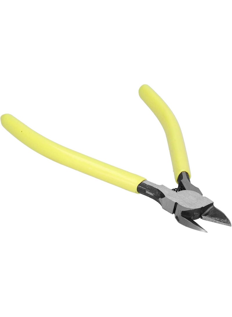 GGOOT Wire Cutter Diagonal Pliers High Carbon Steel Cutting Nippers Hardware Tools for Copper Cable Below 0.5mm (6-inch SK-22) - Image 2