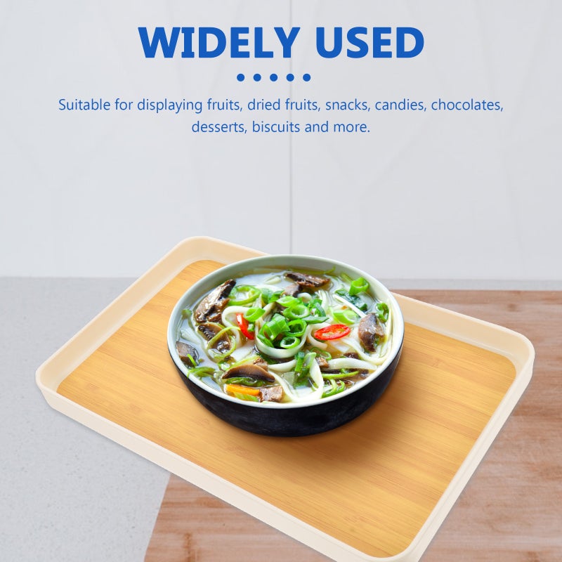 Multi-function Serving Tray Convenient Dessert Tray Desktop Fruit Plate Tea Cup Supply - Image 5