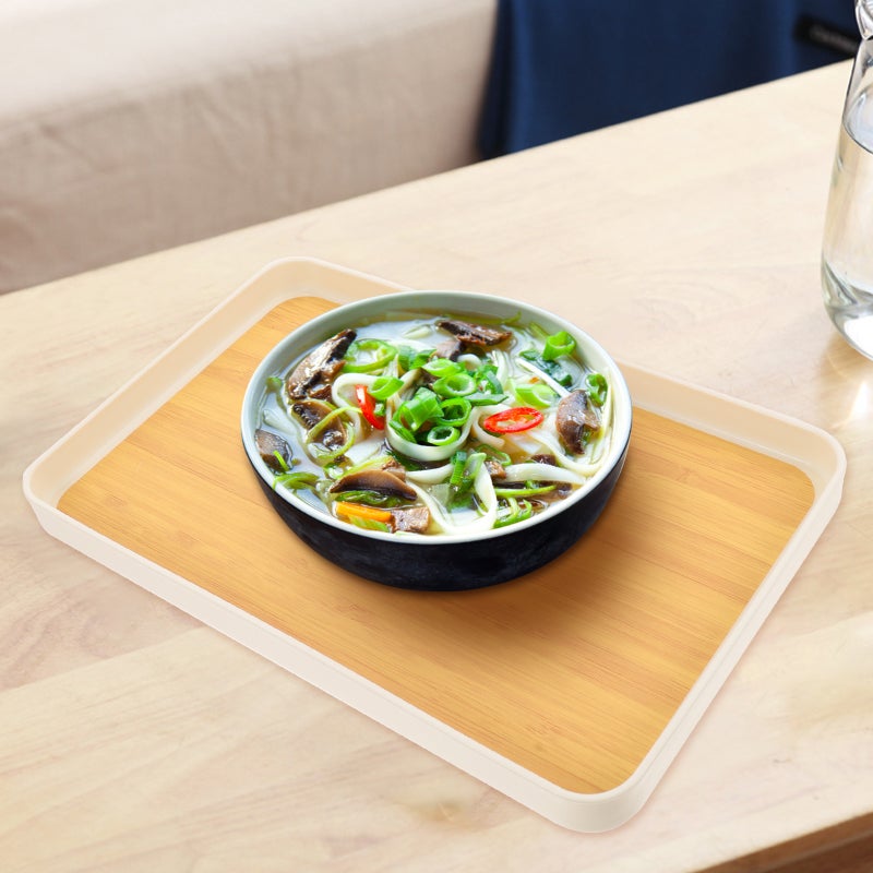 Multi-function Serving Tray Convenient Dessert Tray Desktop Fruit Plate Tea Cup Supply - Image 3