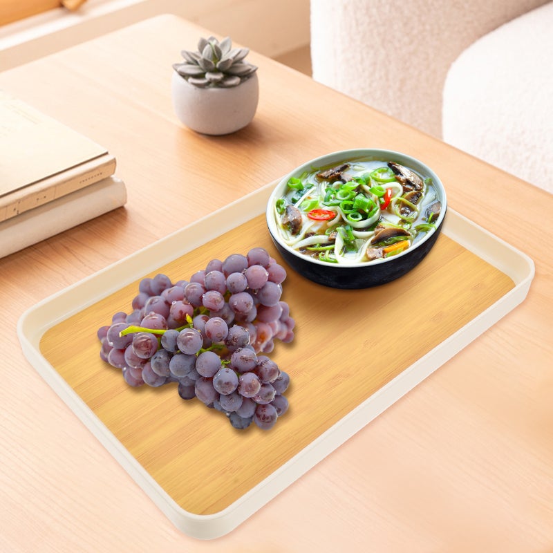Multi-function Serving Tray Convenient Dessert Tray Desktop Fruit Plate Tea Cup Supply - Image 4