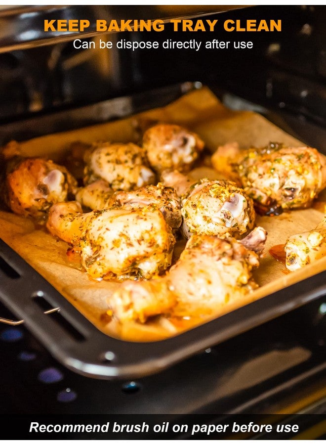 SMARTAKE 200 Pcs Parchment Paper Baking Sheets, 12X16 Inches Non-Stick Precut Baking Parchment, For Baking Grilling Air Fryer Steaming Bread Cup Cake Cookie And More (Unbleached) - Image 3