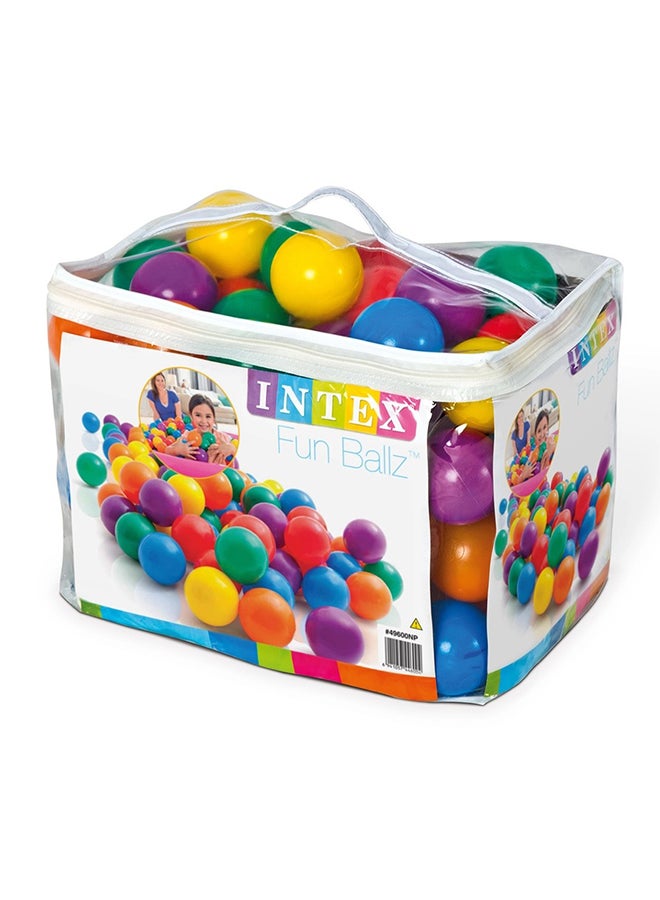 INTEX 100-Piece Fun Ballz, 8 cm - Assortment - Image 2