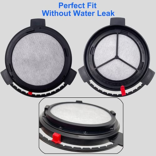 Xcivi Replacement Water Filtration Set - Filter Disk with Frame for Mr. Coffee Brewers, Compatible - 1Disk Frame +12 Filter Disks - Image 4