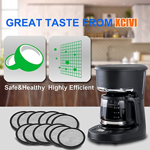 Xcivi Replacement Water Filtration Set - Filter Disk with Frame for Mr. Coffee Brewers, Compatible - 1Disk Frame +12 Filter Disks - Image 3
