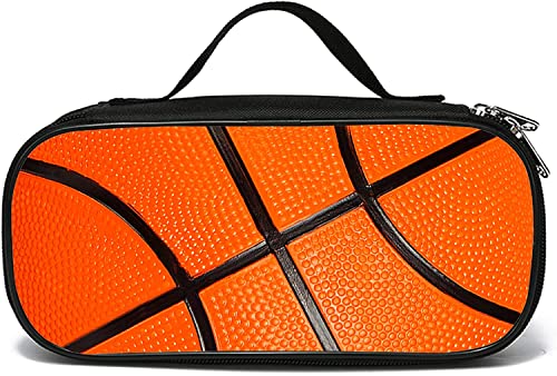 ROVOZAR Basketball Pen Holder Large Capacity Pen Bag With Compartment Zipper Pouch For Women Men - Image 1