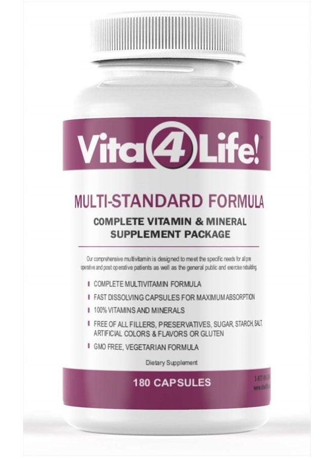 Vita4Life , Bariatric Multivitamins, Multi-Standard Formula – 180 Count  - Image 1
