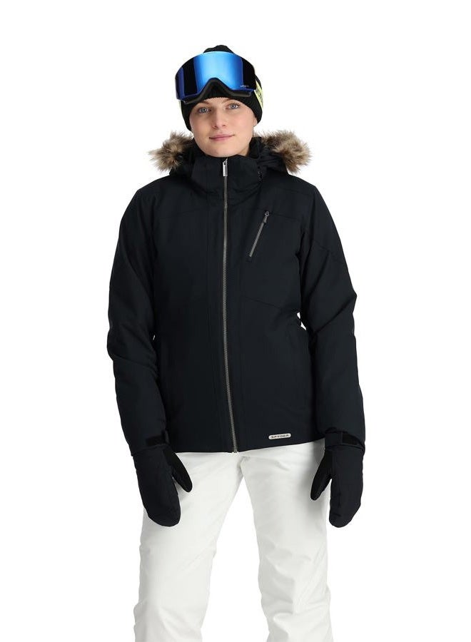 Spyder Women's Standard Skyline Jacket, Black - Image 1