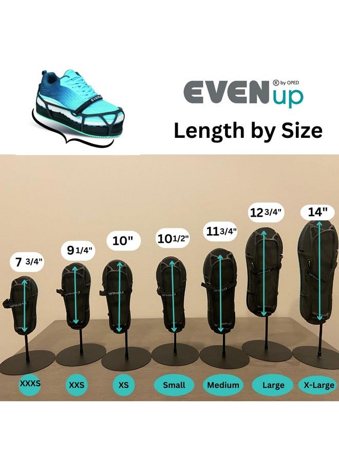 EVENup EVENup The Authentic Shoe Balancer Size X-Large for use with Walking Boot or leg length discrepancy. Improves your gait using a variety of height adjustments.  - Image 2