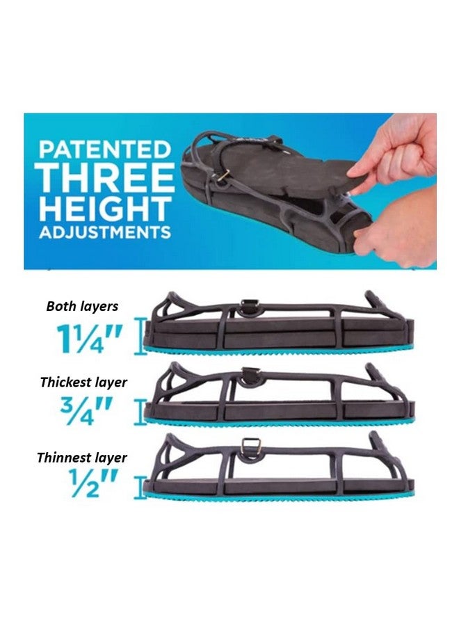 EVENup EVENup The Authentic Shoe Balancer Size X-Large for use with Walking Boot or leg length discrepancy. Improves your gait using a variety of height adjustments.  - Image 4