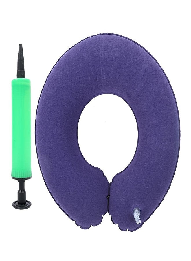 Brrnoo Inflatable Seat Cushions Donut Pillow, Seat Cushion Orthopedic Ring Pillows, Hemorrhoid Treatment Bed Sores Pregnancy Tailbone Pain After, with Inflatable Pump for Office Chair Elderly (R450) - Image 1