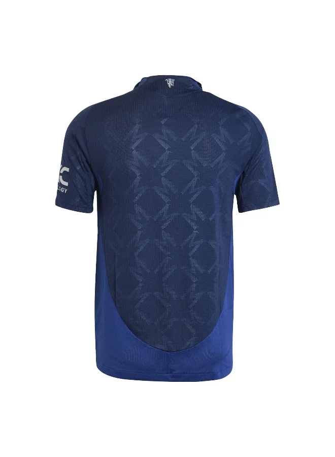 Adidas Mufc A Jsy Au Blue Football Jerseys For Men Xs