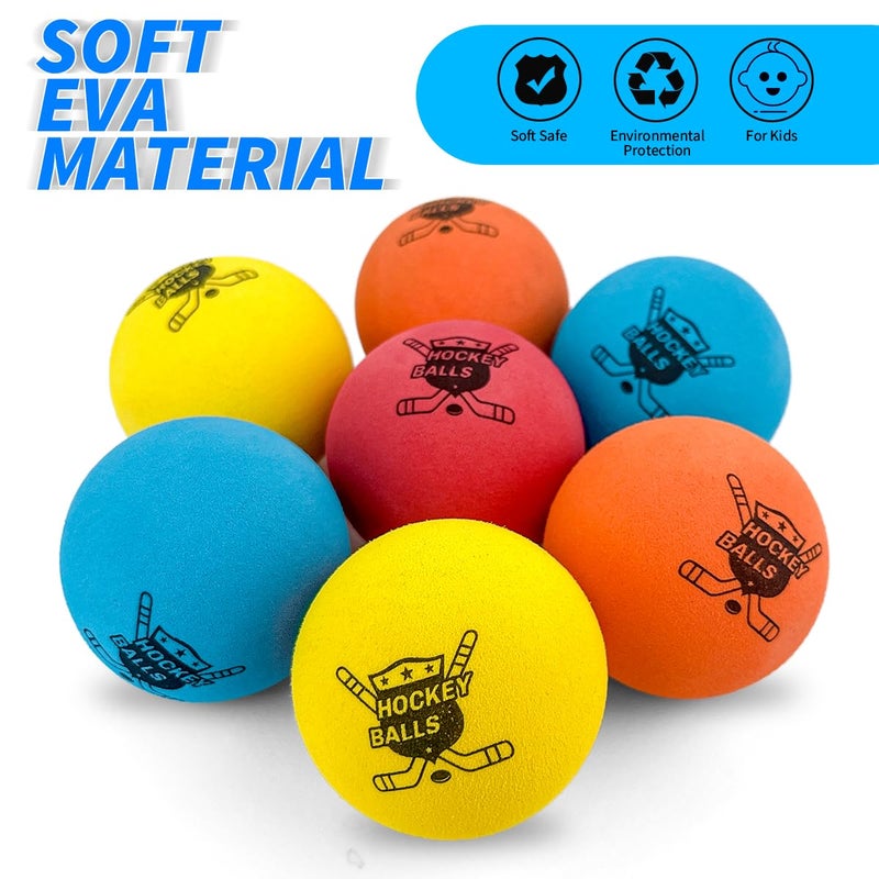 Pandahero 24-Pack Mini Hockey Foam Balls For Indoor Floor & Knee  Soft Street Hockey Balls Party Favors  Toys & Gifts For Boys 8-12 - Image 2